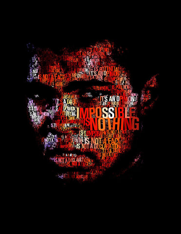 Digital Art - Muhammad Ali - Impossible Is Nothing by Sina Irani