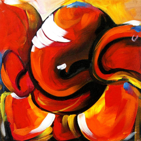 Divine Ganpati - Ganesha Painting Collection by Raghuraman