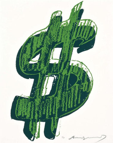 Dollar by Andy Warhol