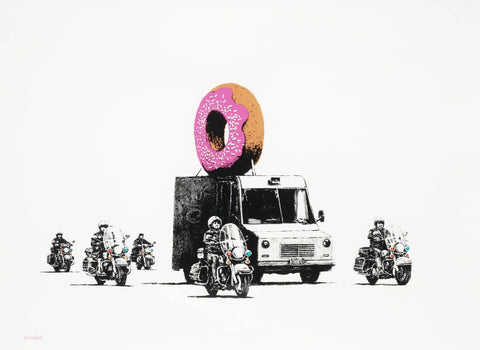 Donut (Strawberry) - Banksy by Banksy