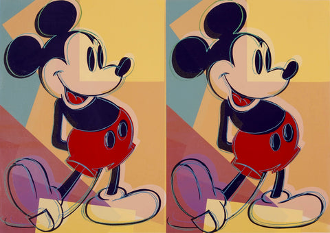 Double Mickey Mouse – Andy Warhol – Pop Art Painting by Andy Warhol