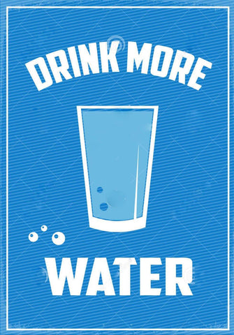 Drink More Water by Tallenge Store