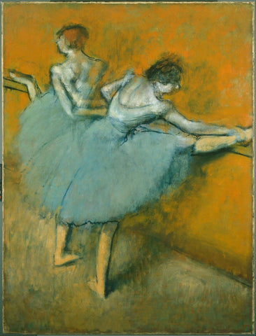 Edgar Degas Dancers At The Barre by Edgar Degas