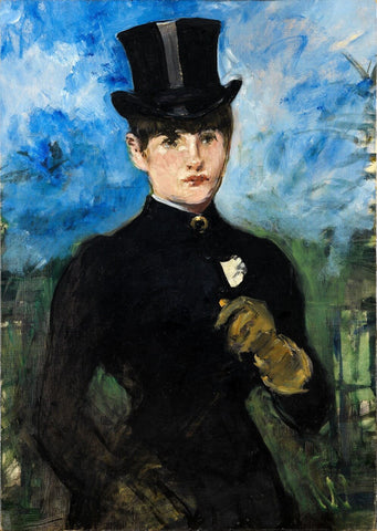Horsewoman (L’Amazone) - Édouard Manet by Édouard Manet
