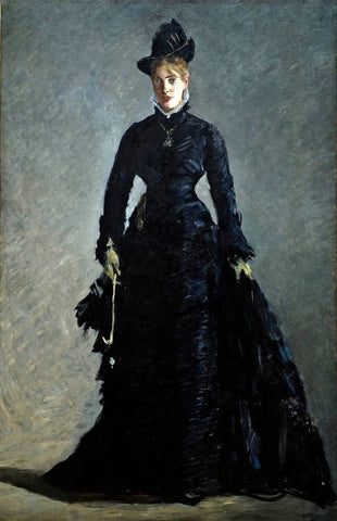 A Parisian Lady (La Parisienne) - Edouard Manet - Canvas Prints by Édouard Manet
