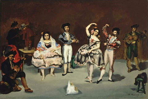 The Spanish Ballet (Le ballet espagnol) - Edward Manet by Édouard Manet