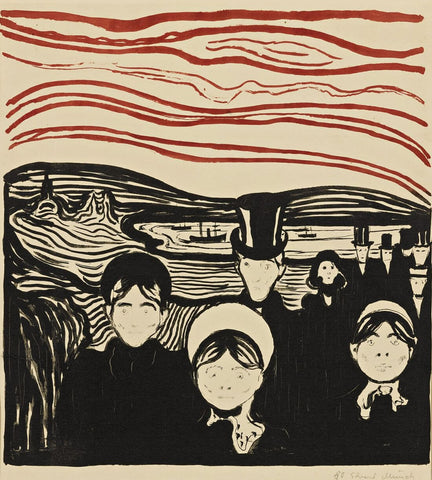 Angst – Edvard Munch Painting by Edvard Munch