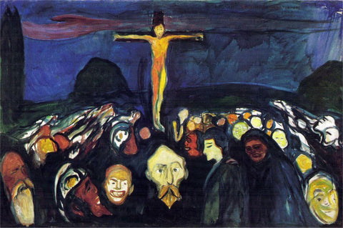 Golgotha – Edvard Munch Painting by Edvard Munch