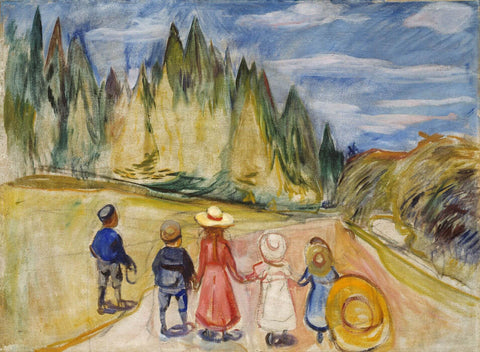 The Fairytale Forest - Edvard Monk by Edvard Munch