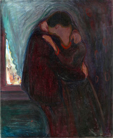 The Kiss – Edvard Munch Painting by Edvard Munch