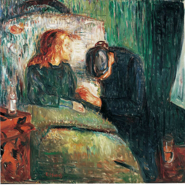 The Sick Child - Edvard Munch - Canvas Prints