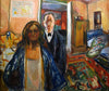 The Artist And His Model– Edvard Munch Painting - Canvas Prints