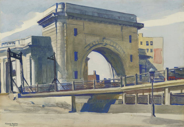 Manhattan Bridge Entrance - Edward Hopper - Art Prints