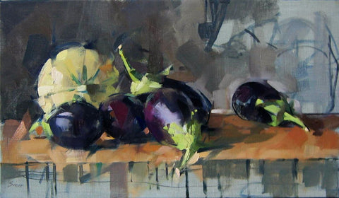 Eggplants by James Britto