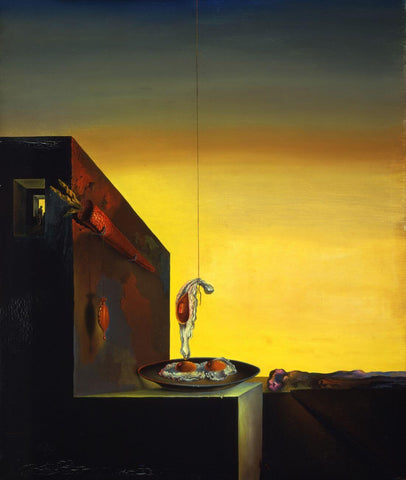 Eggs on the Plate Without the Plate 1932 - Salvador Dalí by Salvador Dali