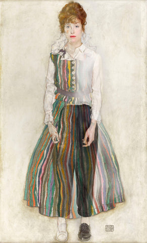 Egon Schiele - Edith Als Muse (Edith As Muse) by Egon Schiele