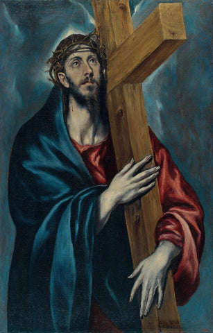 Christ Carrying the Cross - Canvas Prints by El Greco