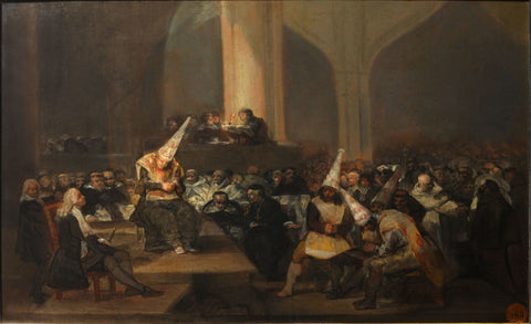 Escena de Inquisición - Canvas Prints by Francisco Goya