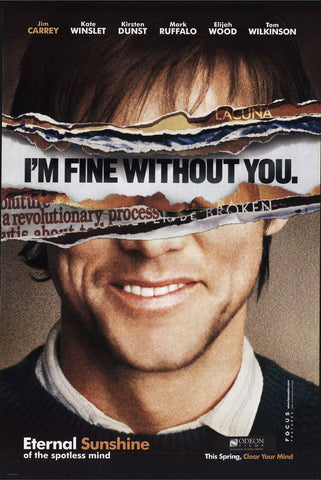Eternal Sunshine Of The Spotless Mind - JIm Carrey - Hollywood Cult Classic Movie Poster II - Framed Prints