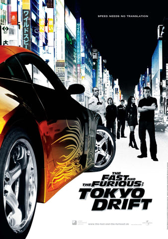 Fast \u0026 Furious 3 - Tokyo Drift - Tallenge Hollywood Action Movie Poster by Brian OConner