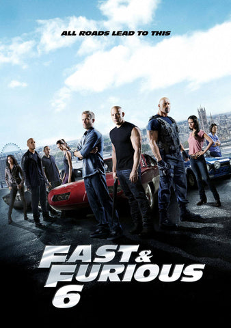 Fast \u0026 Furious 6 - Paul Walker - Vin Diesel - Dwayne Johnson - Tallenge Hollywood Action Movie Poster by Brian OConner