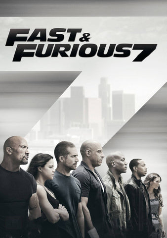 Fast \u0026 Furious 7 - Paul Walker - Vin Diesel - Dwayne Johnson - Hollywood Action Movie Poster - Life Size Posters by Brian OConner