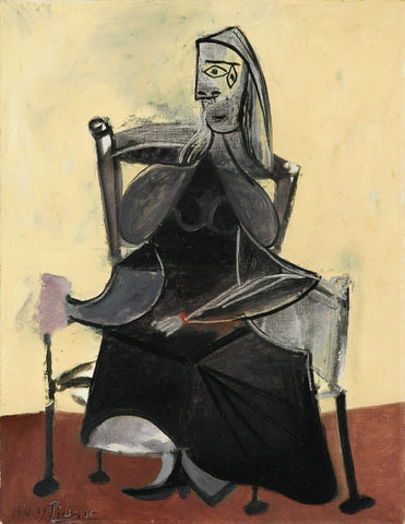 Pablo Picasso - Femme Assise, 1939 by Pablo Picasso