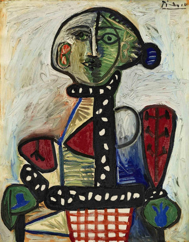 Pablo Picasso - Femme Au Chignon Dans Un Fauteuil - Life Size Posters by Pablo Picasso