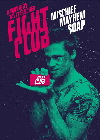 Fight Club - Brad Pitt - Soap - Hollywood Cult Classic English Movie Poster by Alice