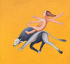Figure On Bull - Canvas Prints