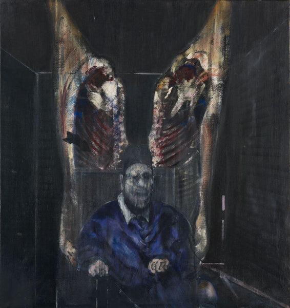 Figure With Meat – Francis Bacon - Abstract Expressionist Painting - Posters