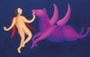 Figure With Winged Horse - Posters