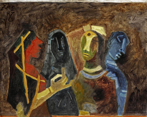 Figures - Maqbool Fida Husain by M F Husain