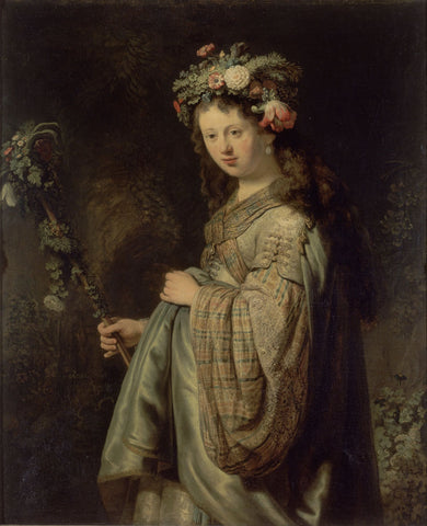 Flora - Canvas Prints by Rembrandt