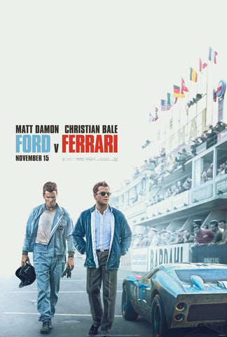 Ford Vs Ferrari - Christian Bale - Matt Damon - Shelby Le Mans - Hollywood English Action Movie - Canvas Prints by Kaiden Thompson