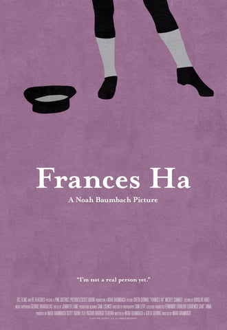 Frances Ha - Greta Gerwig - Minimalist Movie Poster by Joel Jerry