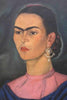 Retrato de Frida Kahlo - Self Portrait - Canvas Prints