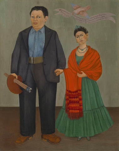 Frieda And Diego Rivera by Frida Kahlo