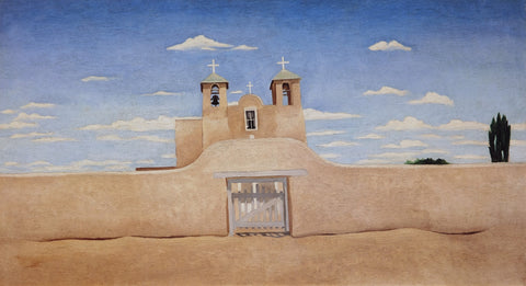 Front of Ranchos Church by Georgia OKeeffe