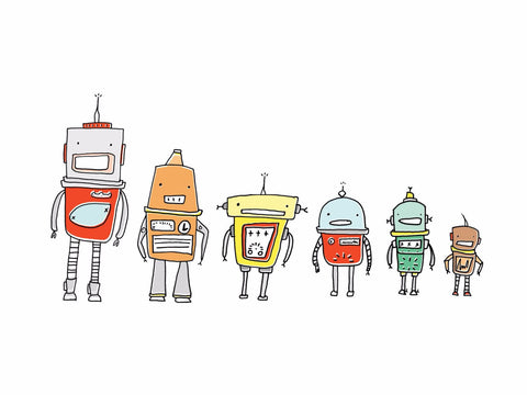Funny Robots Team by Hamid Raza