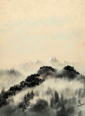 Gaganendranath Tagore - Untitled (Mountains) by Gaganendranath Tagore