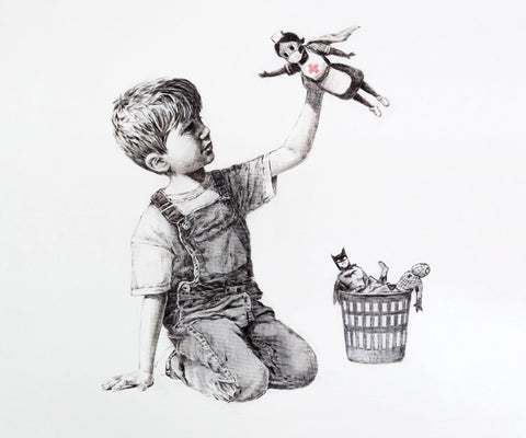 Game Changer - Banksy - Tribute to health care workers amidst COVID 19 Corona virus - Pop Art Painting - Life Size Posters