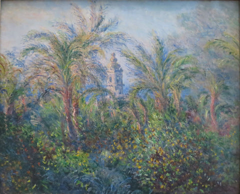 Garden In Bordighera, Impression Of Morning by Claude Monet