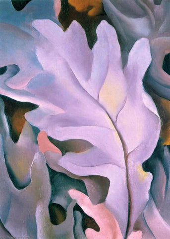 Purple Leaves - Georgia OKeeffe by Georgia OKeeffe