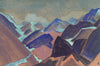 Glaciers Of Lahaul,1936 – Nicholas Roerich Painting – Landscape Art - Framed Prints