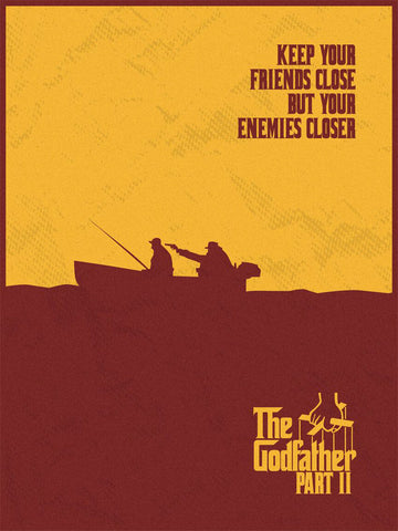 Godfather II - Tallenge Hollywood Cult Classic Movie Poster by Tim