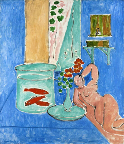 Goldfish And Sculpture - Henri Matisse - Post-Impressionist Art Painting - Canvas Prints