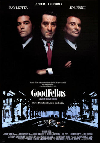 Goodfellas - Robert De Niro - Martin Scorsese Movie Art Poster by Martin