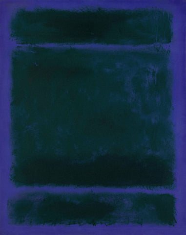 Green Purple and Blue - Mark Rothko Color Field Painting by Mark Rothko