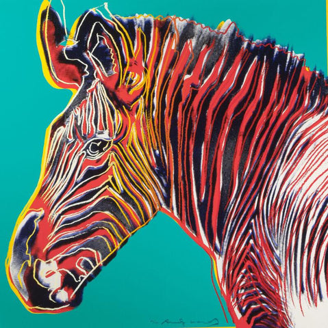 Grevys Zebra by Andy Warhol